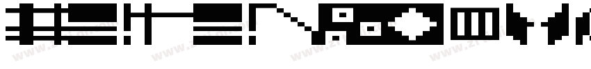 LomoWebPixelLTStd 4字体转换